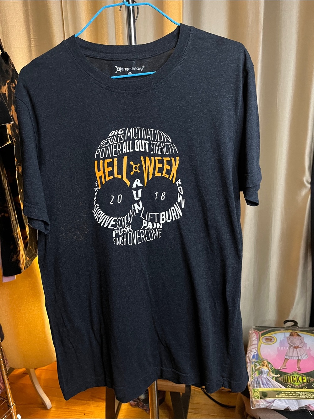Orange Theory Hell Week tee shirt black